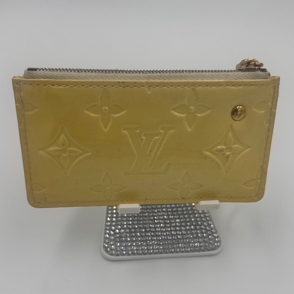 Louis Vuitton Yellow Vernis Card Holder - Picture 2 of 7